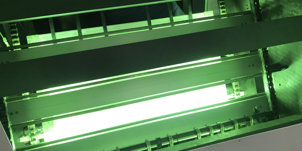 Single-sheet concave UV drying system ZHLUV